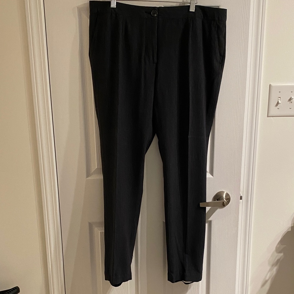 Worthington women’s Vintage Charcoal (removeable) Stirrup Pants size 16